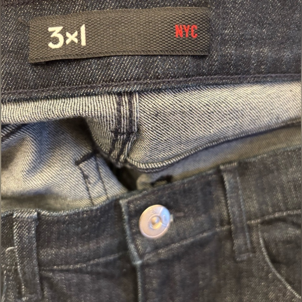 3x1 NYC High Rise Dark Wash MADE IN USA Skinny/Slim Jeans, Size 29 - Picture 6 of 10
